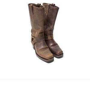 Women's Frye Harness 12R Boot Tan Size 6.5